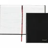 TOPS™ Professional Business Journal With Planning Pages, 8 1/2" x 11", Legal Ruled, 80 Sheets, Black