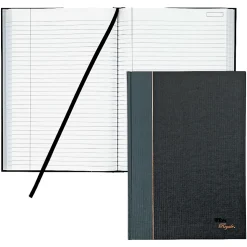 TOPS® Royale Casebound Notebook, 8 1/4" x 11 3/4", Legal Ruled, 96 Sheets, Gray