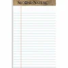 TOPS™ Second Nature® 100% Recycled Writing Pads, 5" x 8", Legal Ruled, 50 Sheets, White, Pack Of 12 Pads