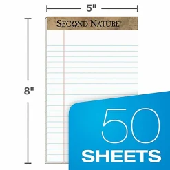 TOPS™ Second Nature® 100% Recycled Writing Pads, 5