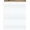 TOPS™ Second Nature® 100% Recycled Writing Pads, 8 1/2" x 11 3/4", Legal Ruled, 50 Sheets, White, Pack Of 12 Pads
