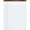 TOPS™ The Legal Pad Perforated Writing Pads, 8 1/2" x 11 3/4", Legal Ruled, 50 Sheets, White/Blue, Pack Of 12