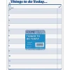 TOPS Things To Do Today Pad - 100 Sheet(s) - 11" x 8 1/2" Sheet Size - White Sheet(s) - Blue Print Color - 100 / Pad