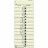 TOPS® Time Cards (Replaces Original Card M33), Named Days, 1-Sided, 9" x 3 1/2", Box Of 500