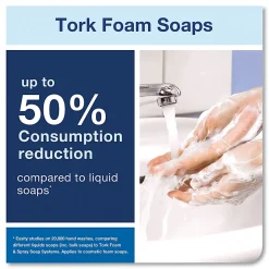 Tork® Extra Mild Foam Soap Refill, Unscented, 1 L, 6/Carton