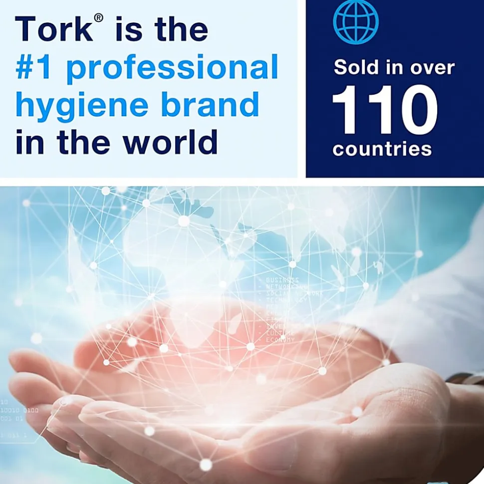 Tork® Heavy-Duty Cleaning Cloth, 8.46 x 16.13, White, 80/Box, 5 Boxes/Carton