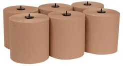 Tork® Matic® 1-Ply Hardwound Paper Towels, Natural, 884 Sheets Per Roll, Pack Of 6 Rolls