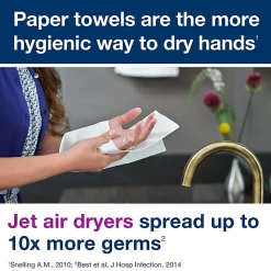 Tork Multifold H2 1-Ply Hand Towels, 9-1/2