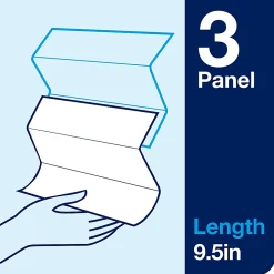 Tork Multifold H2 1-Ply Hand Towels, 9-1/2