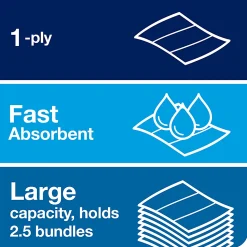Tork Multifold H2 1-Ply Hand Towels, 9-1/2