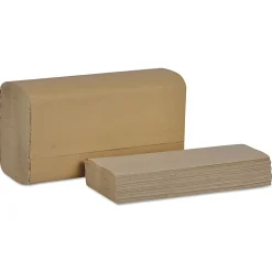 Tork® 1-Ply Multi-Fold Paper Towels, Natural, 250 Sheets Per Pack, Case Of 16 Packs
