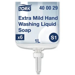 Tork® Premium Extra Mild Soap Refill, Unscented, 1 L, 6/Carton