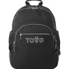 Totto Backpack, Black, Total Qty 1