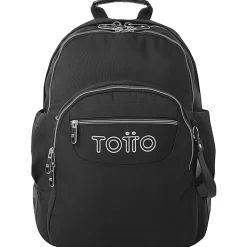 Totto Backpack, Black, Total Qty 1