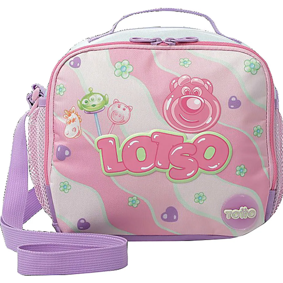 Totto Lunch Box, 8-11/16"H x 5-15/16"W x 7-1/2"D, Pink Toy Story, Total Qty 1