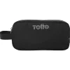 Totto Pencil Case, 9-1/2"H x 3-3/8"W x 4-3/4"D, Black, Total Qty 1