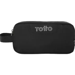Totto Pencil Case, 9-1/2"H x 3-3/8"W x 4-3/4"D, Black, Total Qty 1
