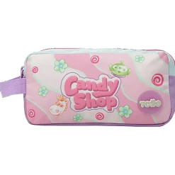 Totto Pencil Case, 9-1/2"H x 3-3/8"W x 4-3/4"D, Pink Toy Story, Total Qty 1