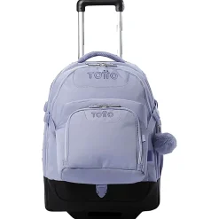 Totto Rolling Backpack, Purple, Total Qty 1