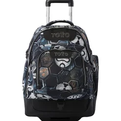 Totto Rolling Backpack, Soccer, Total Qty 1