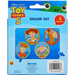 Toy Story 5 Licensed Eraser Set, 1-1/4" x 1-1/4", Set of 4 Erasers