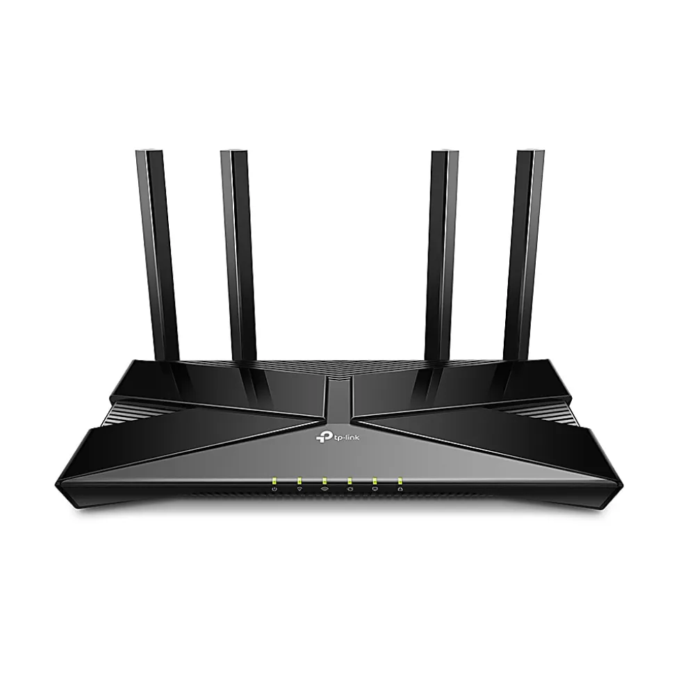 TP-LINK Archer AX1500 4-Port Wi-Fi 6 1.5 Gbps Wireless Router, Black
