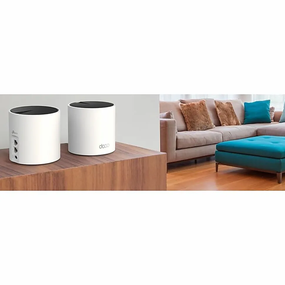 TP-Link Deco X25 Wi-Fi 6 IEEE 802.11 a/b/g/n/ac/ax Wireless Router - Dual Band - 2.40 GHz ISM Band - DECOX253PACK