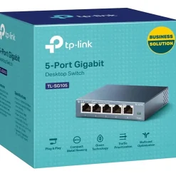 TP-Link® 5-Port Gigabit Ethernet Desktop Switch, TL-SG105
