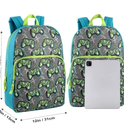 Trailmaker Backpacks With 20-Piece School Supply Kits, Assorted, Total Qty 24