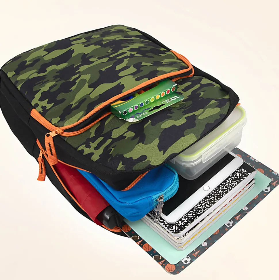 Trailmaker Backpacks With 20-Piece School Supply Kits, Assorted, Total Qty 24