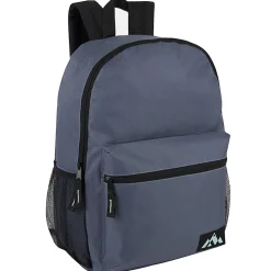 Trailmaker Backpacks With Side Mesh Pockets, Assorted Colors, Set Of 24 Backpacks