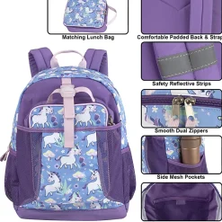 Trailmaker Backpack With Lunch Box, Unicorn