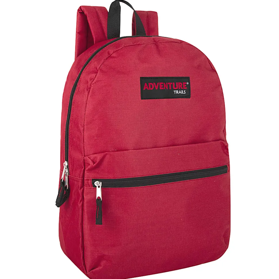 Trailmaker Classic Backpacks, Assorted Colors, Pack Of 24 Backpacks
