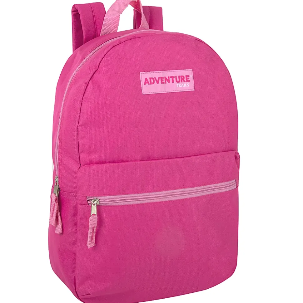 Trailmaker Classic Backpacks, Assorted Colors, Pack Of 24 Backpacks
