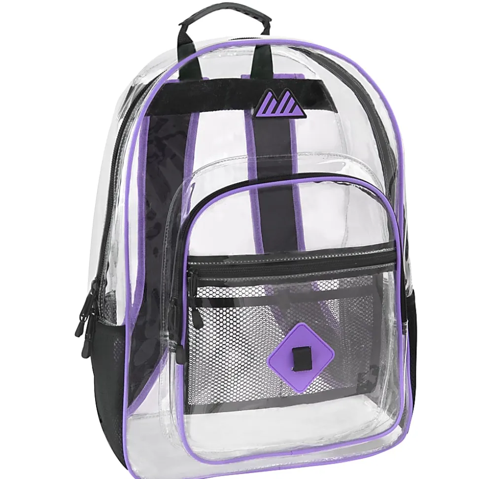 Trailmaker Clear Backpack, Purple