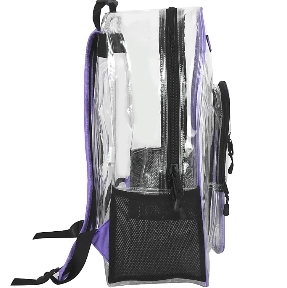 Trailmaker Clear Backpack, Purple