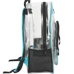 Trailmaker Clear Backpack, Turquoise Trim