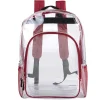 Trailmaker Heavy-Duty Clear Backpack, Red Trim