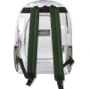 Trailmaker Heavy-Duty Clear Backpack, Green Trim
