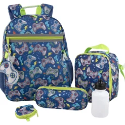 Trailmaker 6-in-1 Backpack Set, Blue Gamer, Total Qty 1
