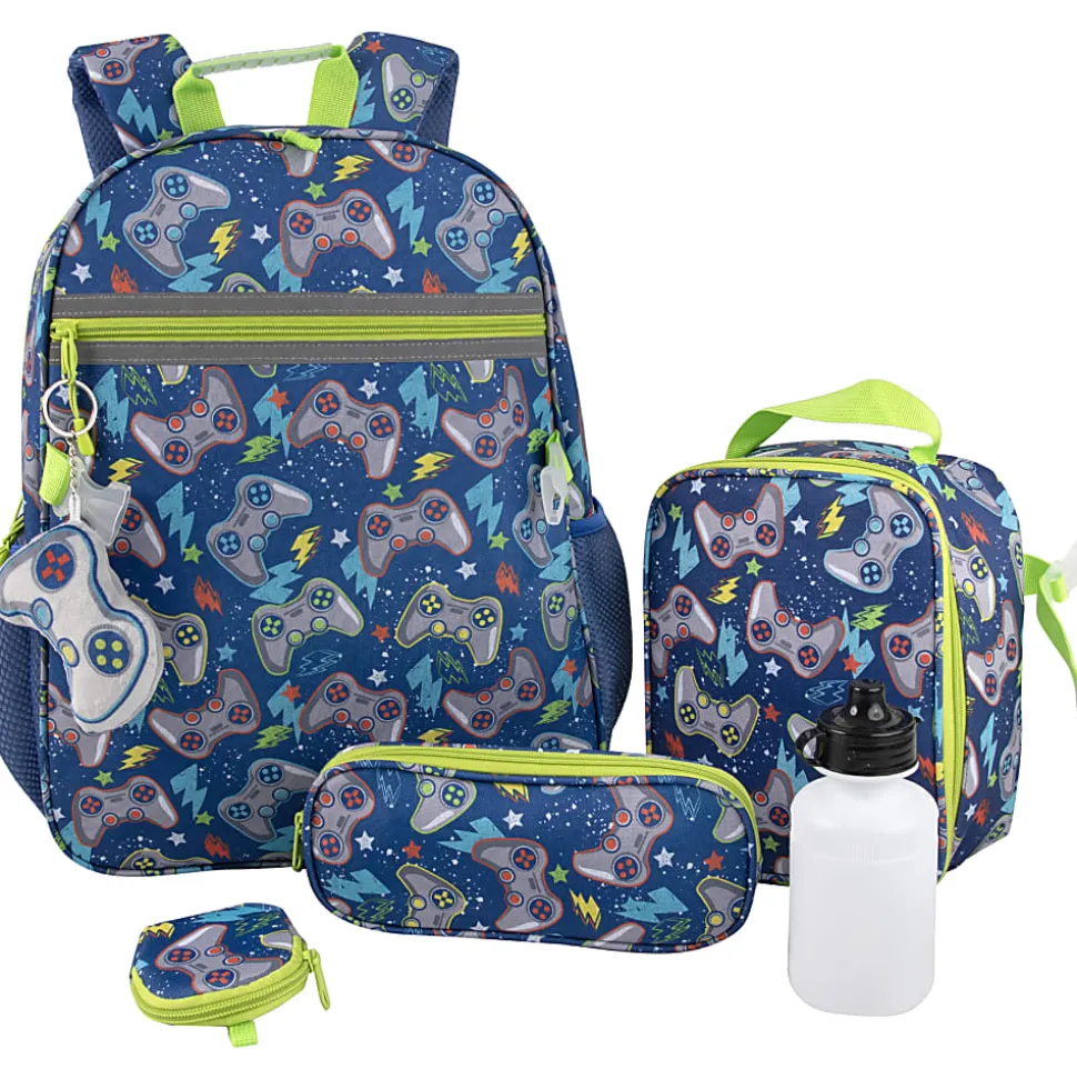 Trailmaker 6-in-1 Backpack Set, Blue Gamer, Total Qty 1