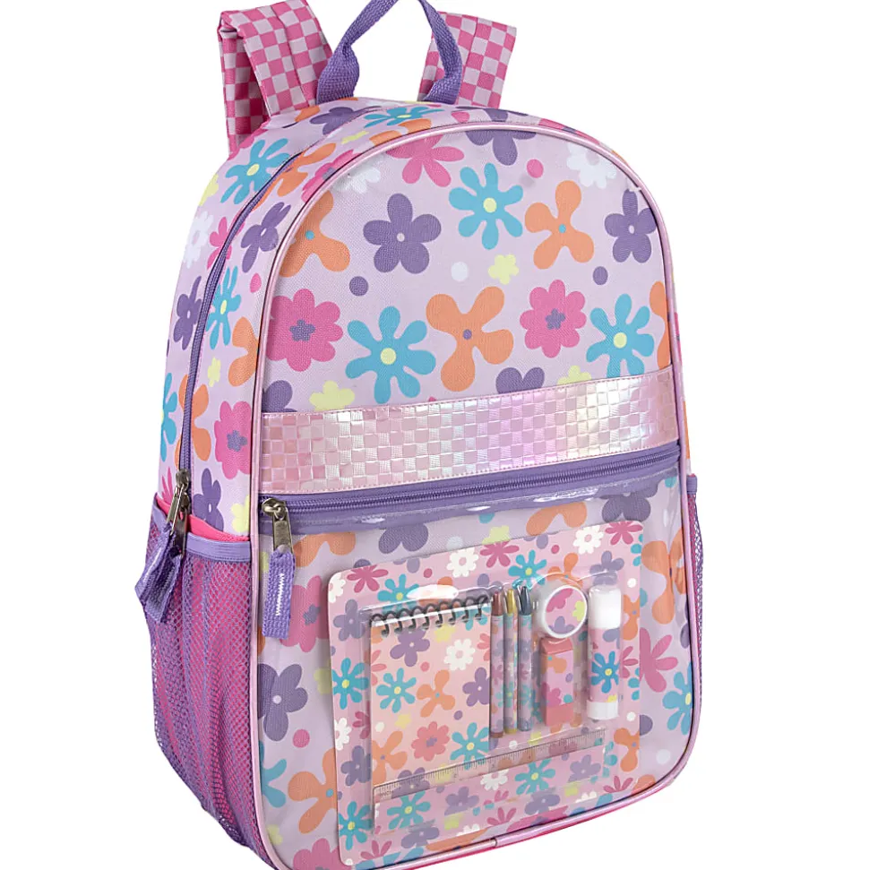 Trailmaker 9-In-1 Backpack Set, Floral