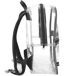 Trailmaker Mini Stadium Approved Backpack, 12”H x 10”W x 4”D, Clear/Black