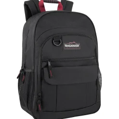 Trailmaker Multi-Pocket Backpacks, Black/Blue/Green, Total Qty 24