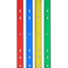 Trailmaker Plastic Rulers, 12" x 1-1/4", Assorted Colors, Case Of 100 Rulers