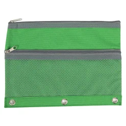 Trailmaker 3-Ring Binder Pencil Cases With Mesh Pockets, 7