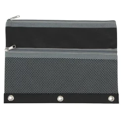 Trailmaker 3-Ring Binder Pencil Cases With Mesh Pockets, 7