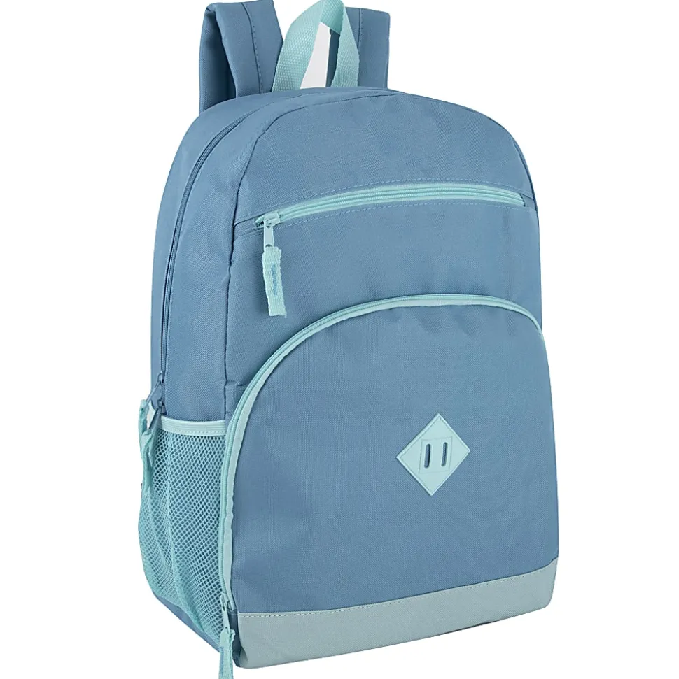 Trailmaker 2-Tone Backpacks, Assorted Colors, Girl, Case Of 24 Backpacks