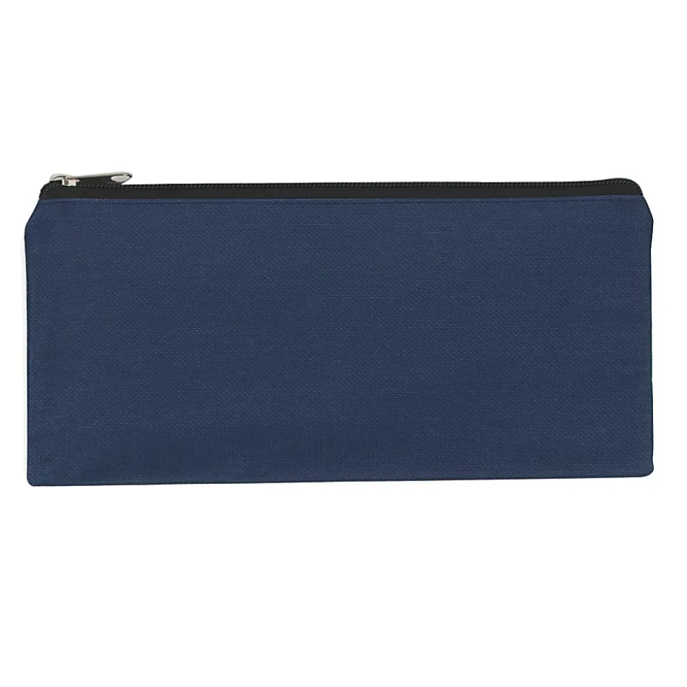 Trailmaker Ziptop Pencil Cases, 4-1/2”H x 1-“W x 1/2”D, Assorted Colors, Pack Of 100 Cases