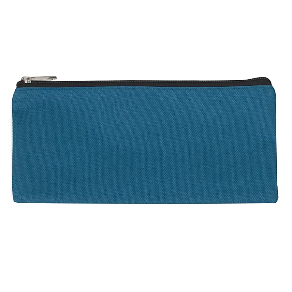 Trailmaker Ziptop Pencil Cases, 4-1/2”H x 1-“W x 1/2”D, Assorted Colors, Pack Of 100 Cases